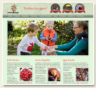 Anderson Orchard website