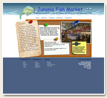 Junonia Fish Market Website