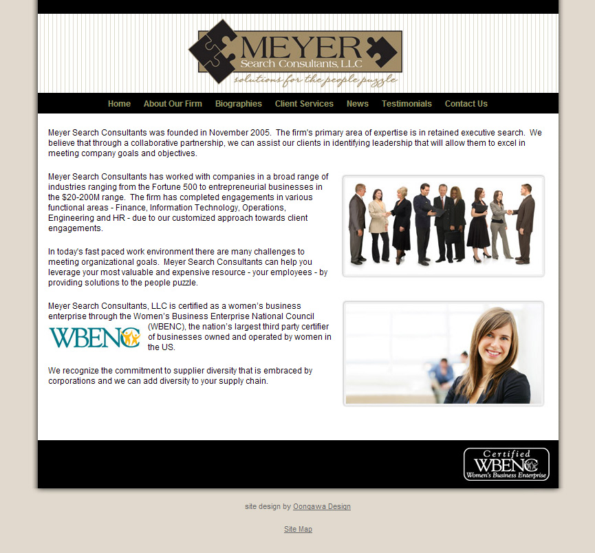 Meyer Search Consultants Website