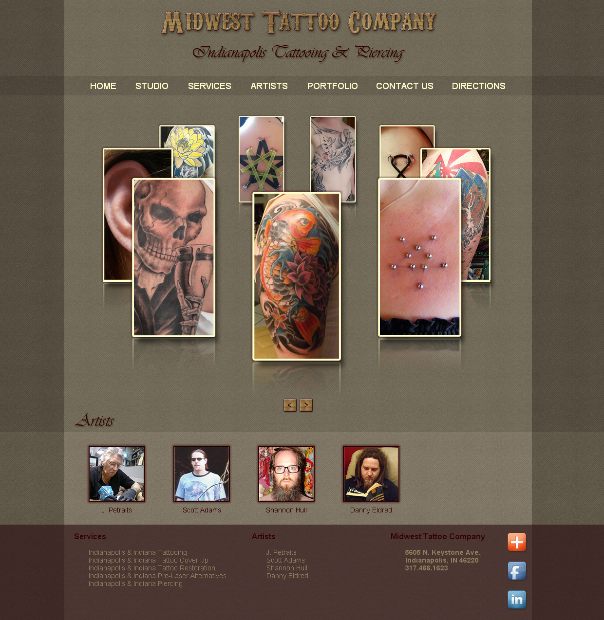 Midwest Tattoo Company Website